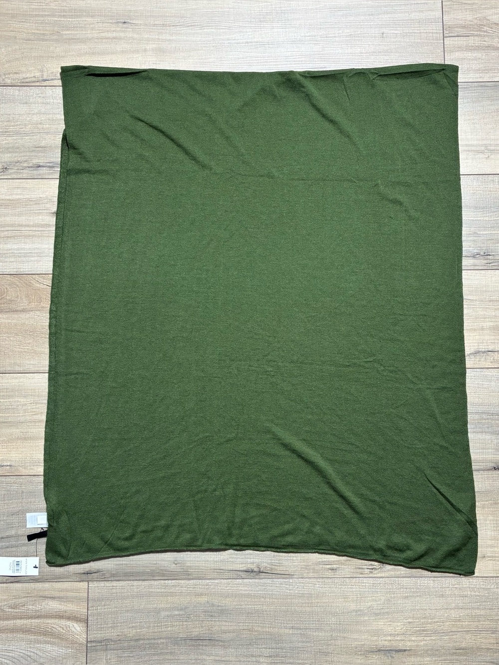 Ann Taylor Womens Lightweight Oversized Wrap Scarf One Size Green